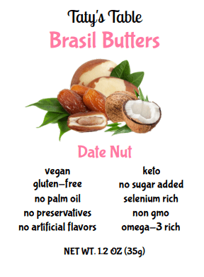 Brasil Butter Free Sample - Taty's Table