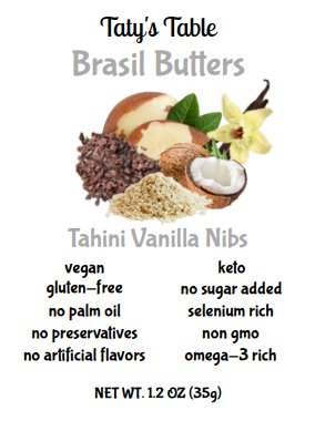 Brasil Butters Single-Serving Packs - Taty's Table