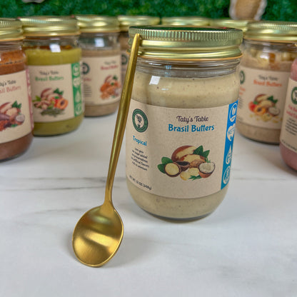 Mini-Golden Dessert Spoon - Taty's Table