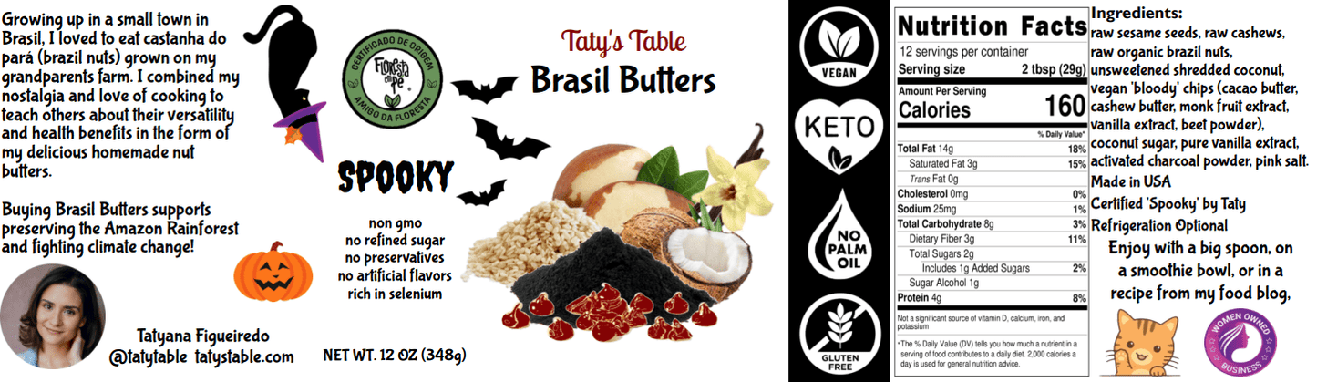 Spooky (Halloween Limited Time) Brasil Butter - Taty's Table