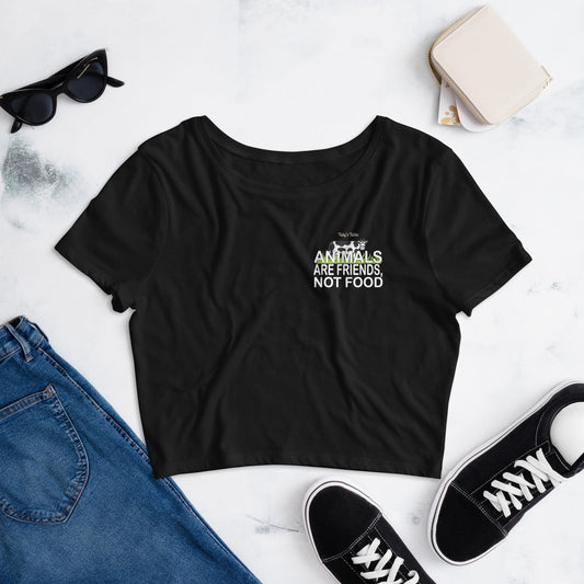 Animals Are Friends Crop Tee - Taty's Table