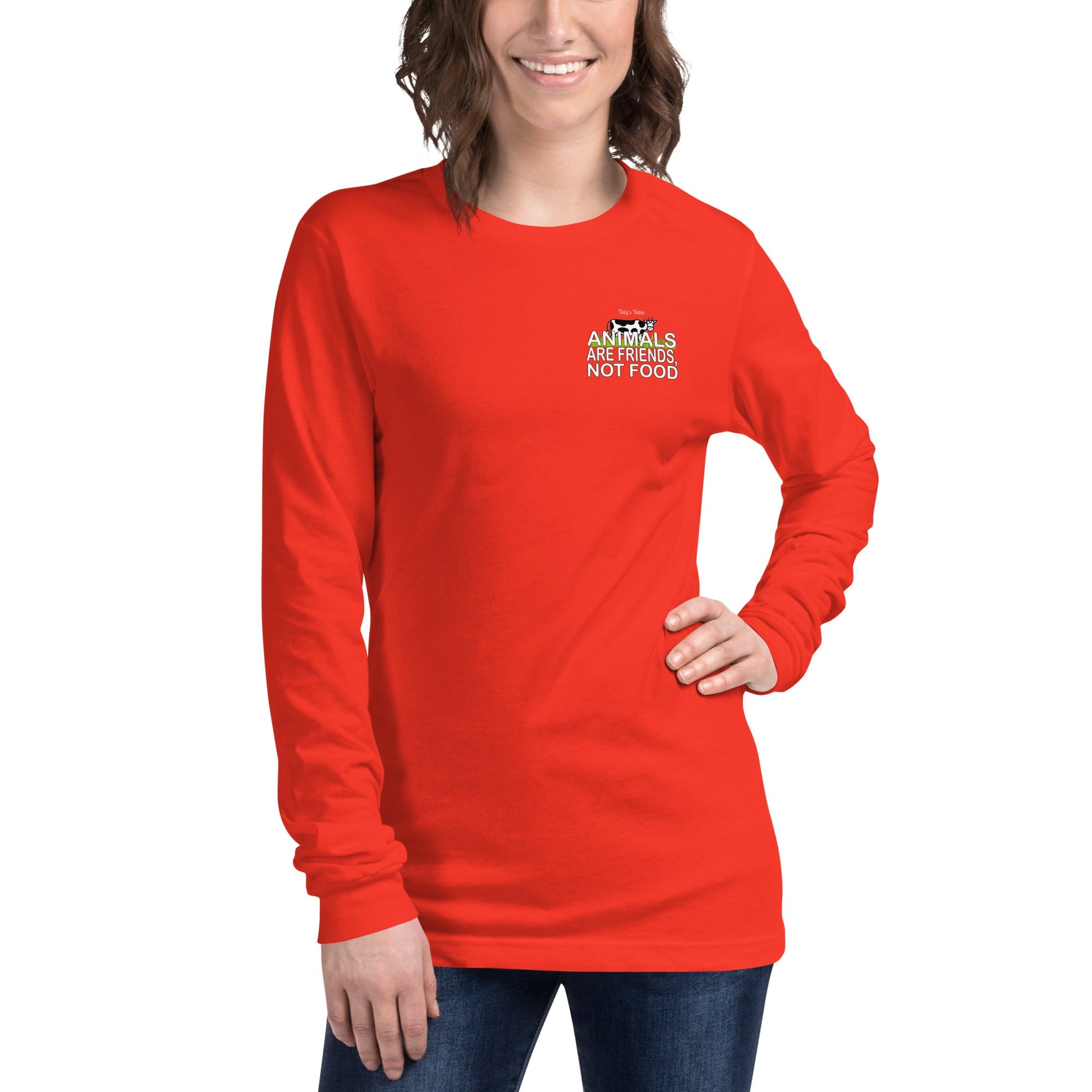 Animals Are Friends Mini-Logo Long Sleeve Tee - Taty's Table