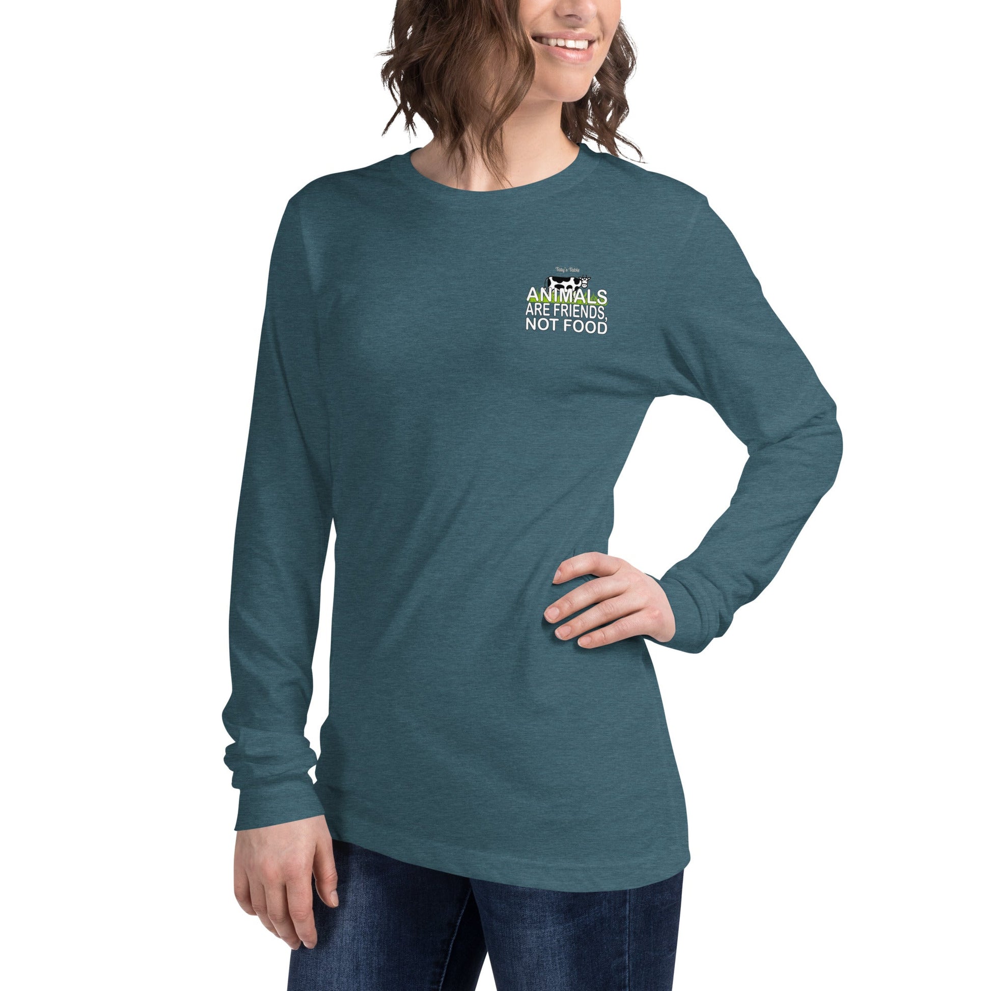 Animals Are Friends Mini-Logo Long Sleeve Tee - Taty's Table