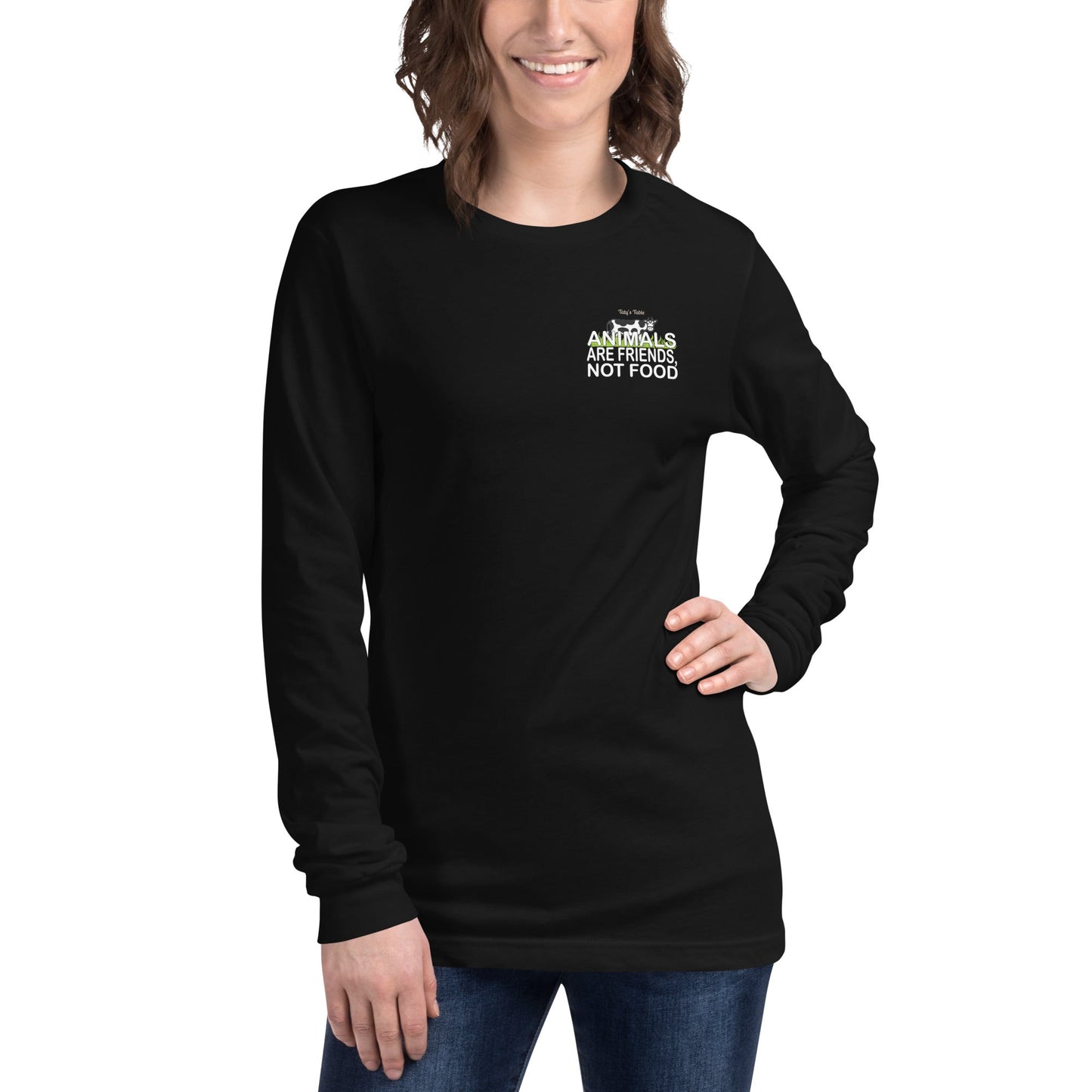 Animals Are Friends Mini-Logo Long Sleeve Tee - Taty's Table