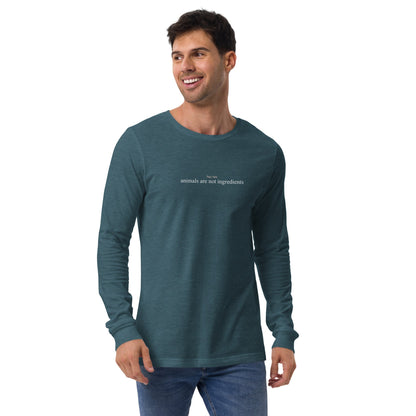 Animals Are Not Ingredients Long Sleeve Tee - Taty's Table