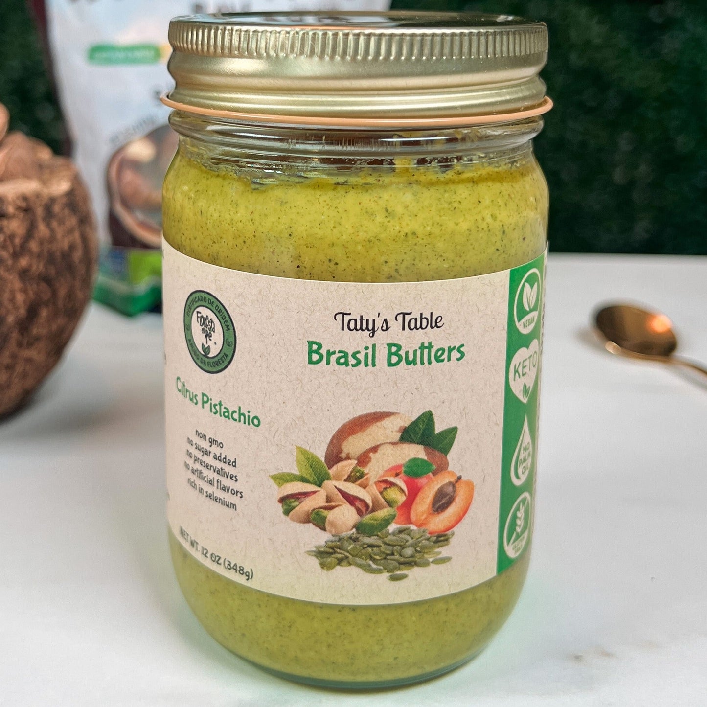 Citrus Pistachio Brasil Butter - Taty's Table