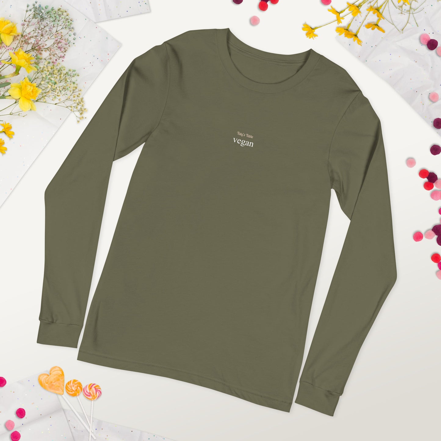 Vegan Long Sleeve Tee - Taty's Table