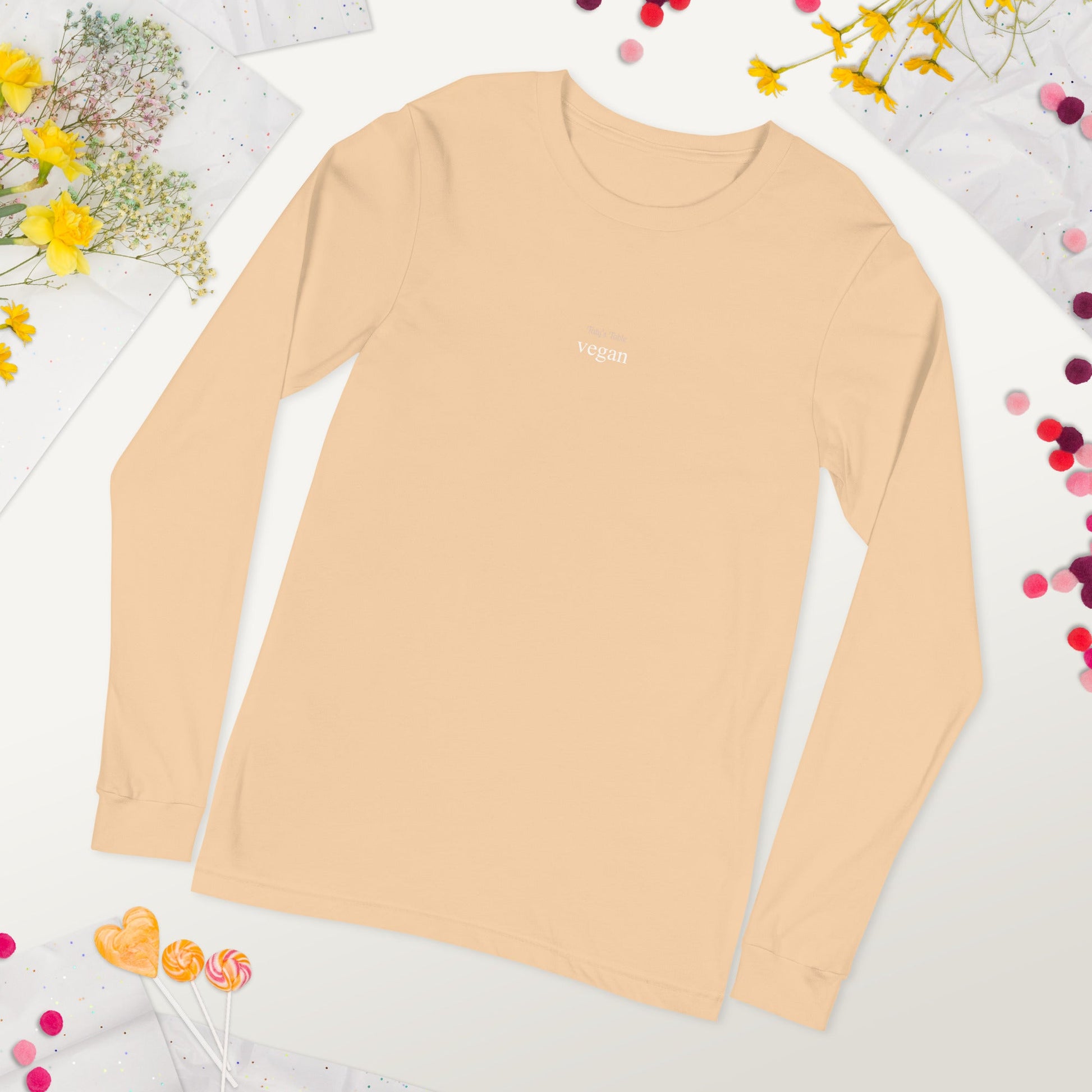 Vegan Long Sleeve Tee - Taty's Table