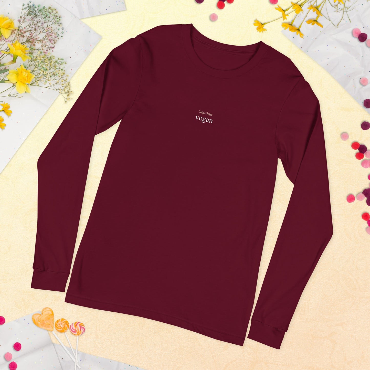 Vegan Long Sleeve Tee - Taty's Table